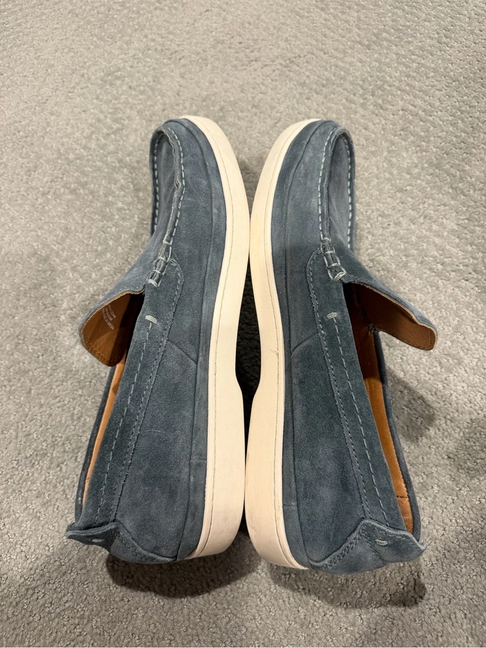 FRYE Men's Slip-On Suede Casual Shoes - Blue size 11